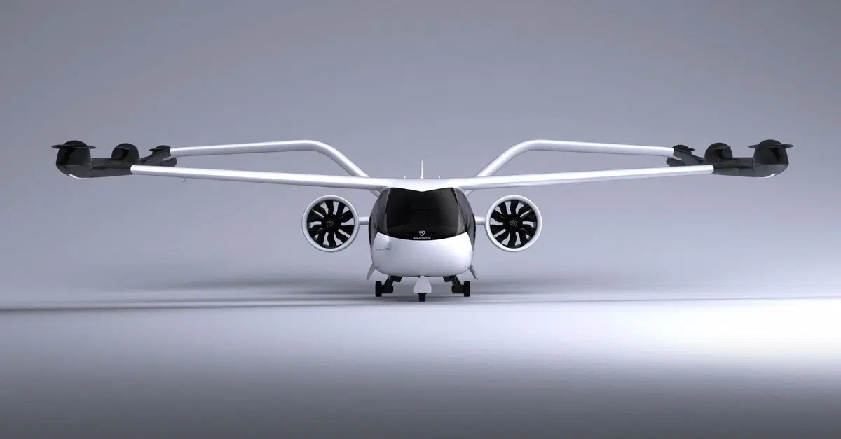 Volocopter, primo test per l'aerotaxi elettrico a 4 posti