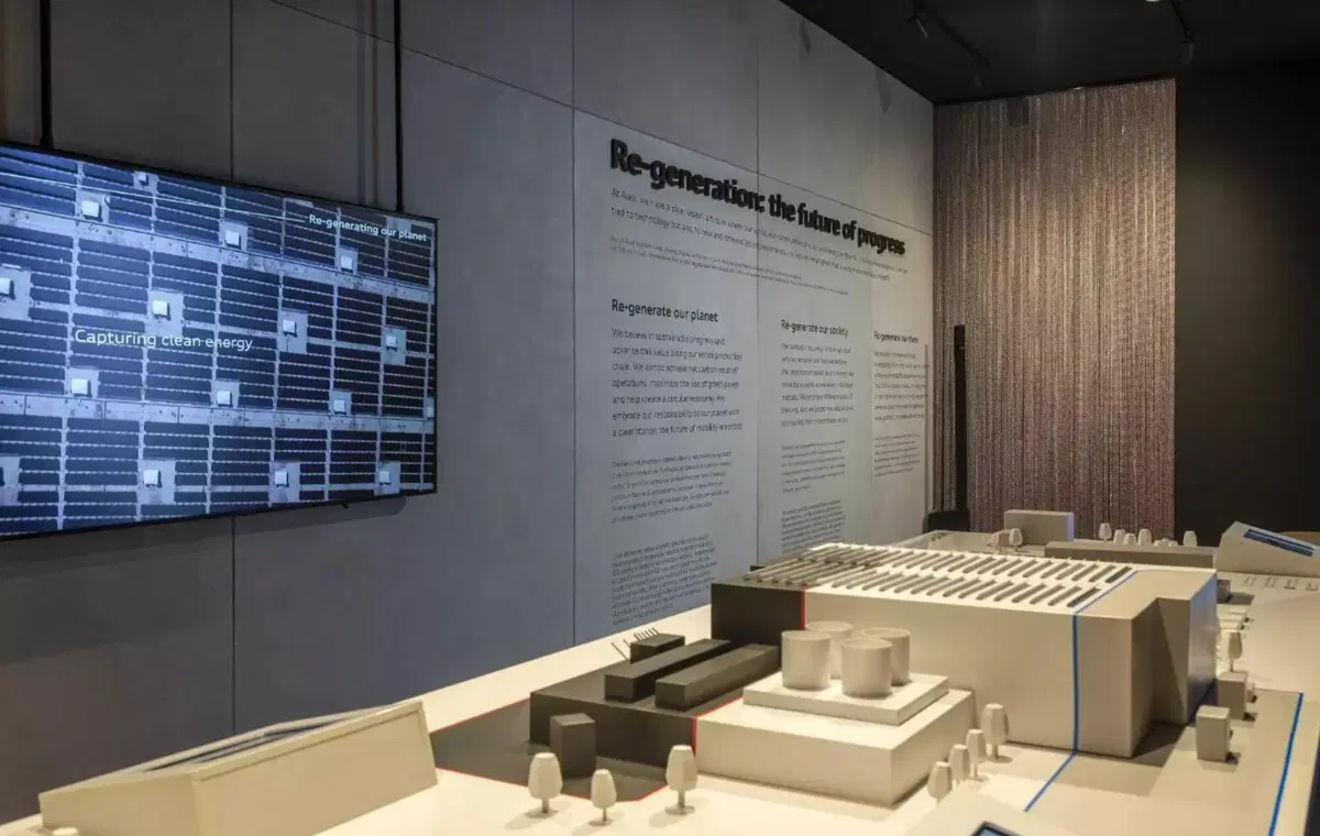 Audi House of Progress: al Fuorisalone gli interni sono di Poliform (2)