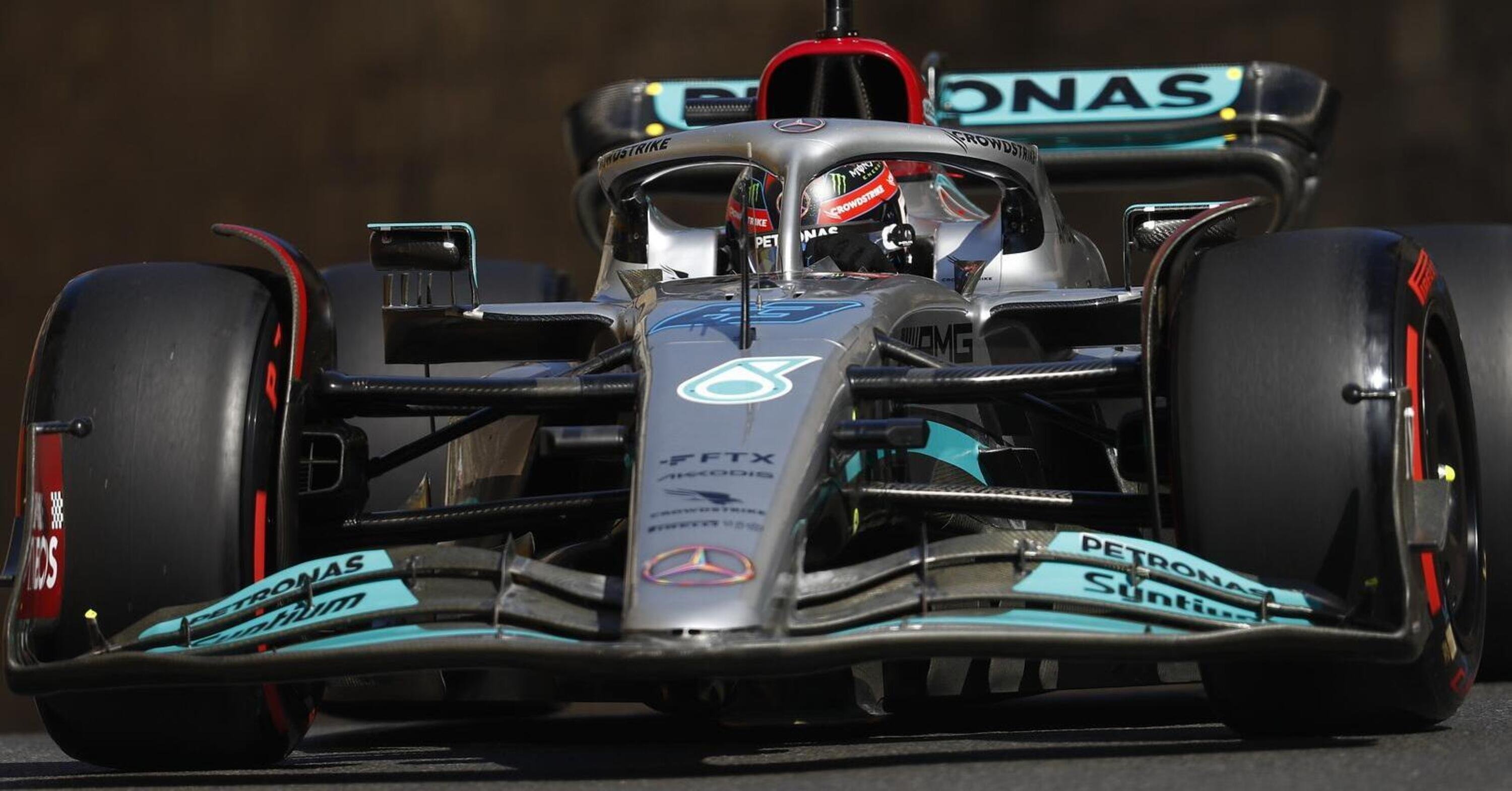 F1: &egrave; la Mercedes la vera vittima della direttiva tecnica della FIA sul porpoising
