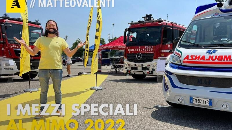 I &quot;Mezzi Speciali&quot; di Matteo Valenti e Automoto.it al MiMo 2022