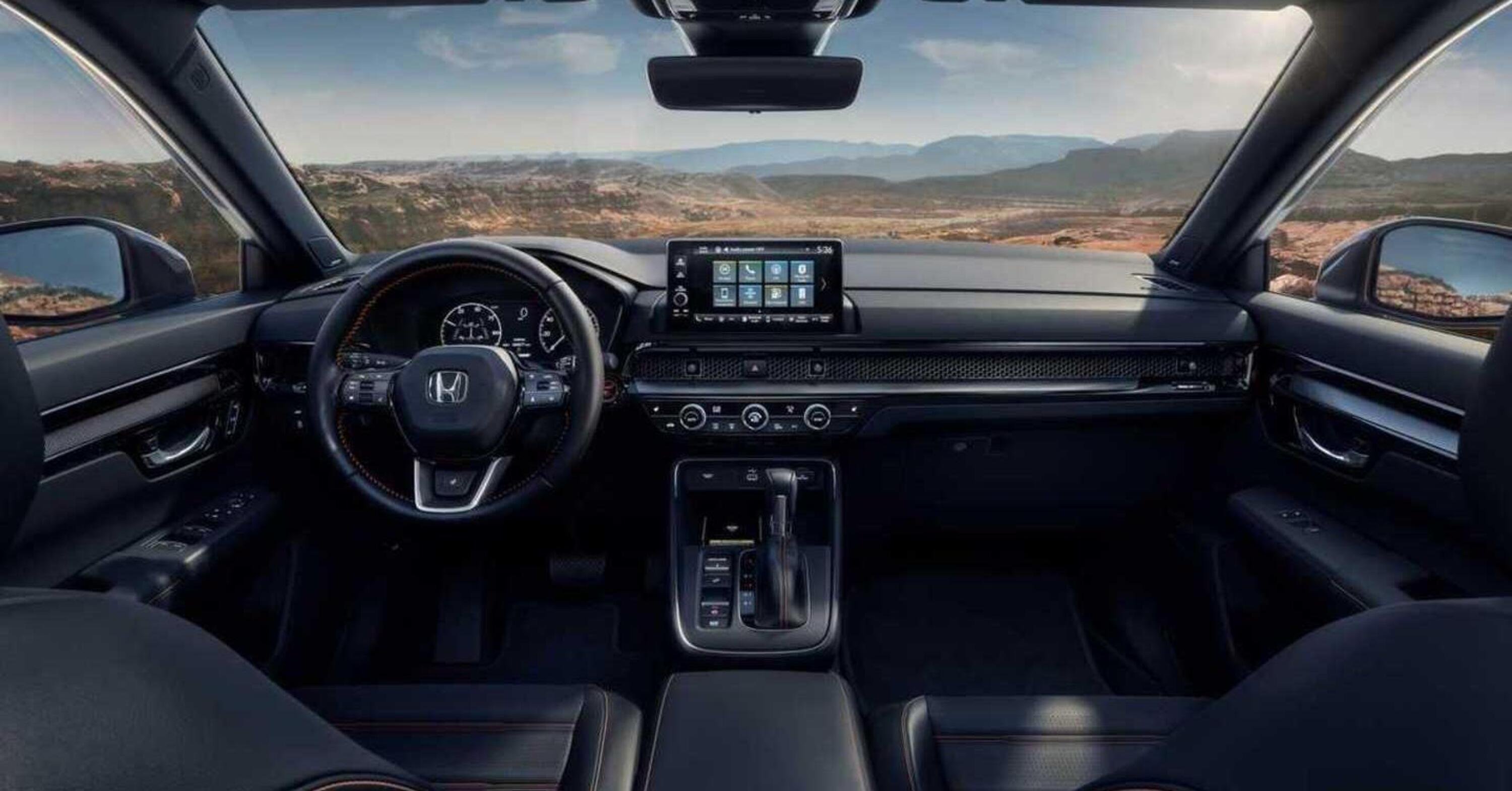 Honda CR-V, la prima foto degli interni