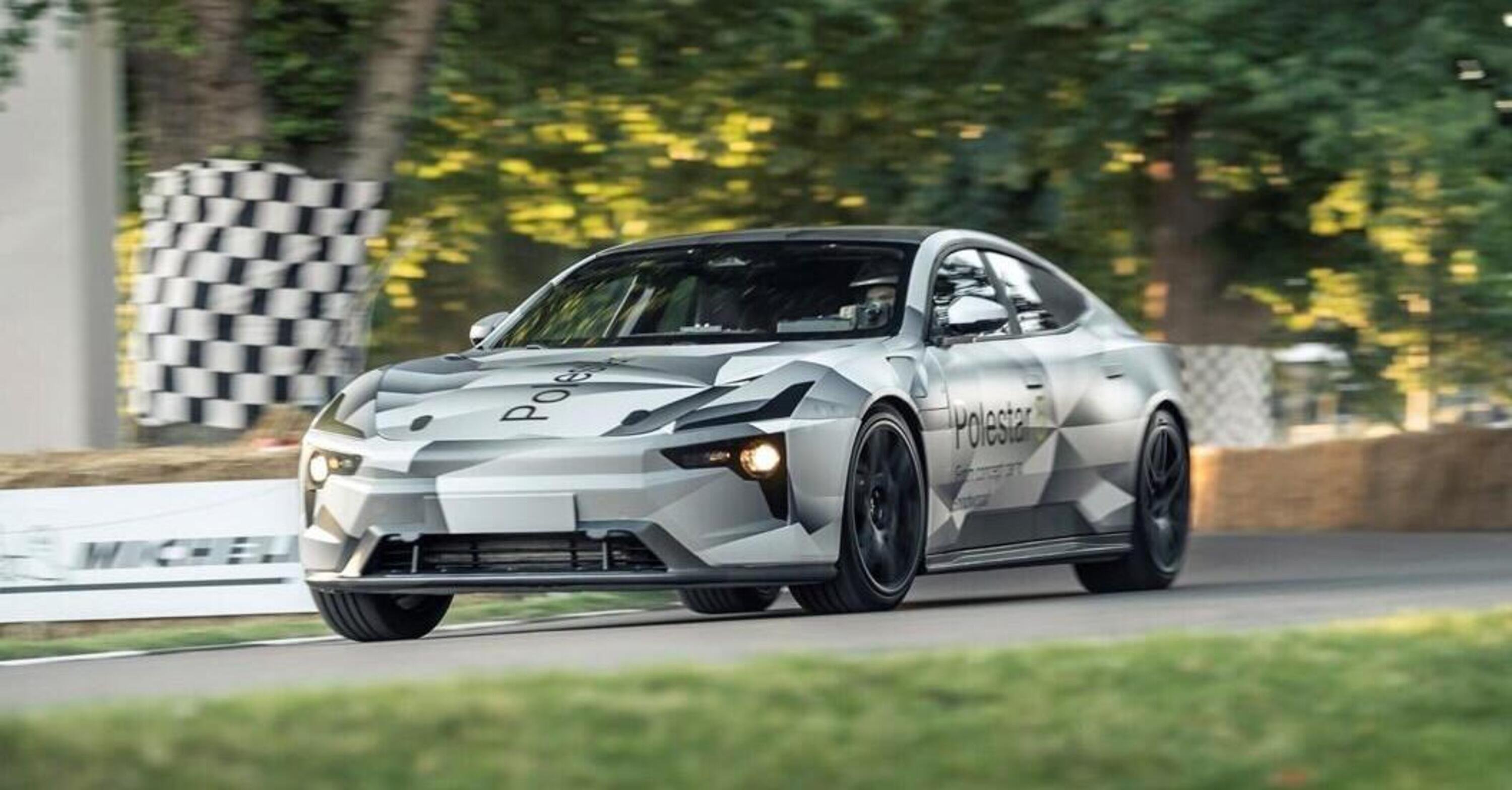 Nuova veloce rivale per Tesla, Porsche e chiunque pensi a berline sportive EV: ecco Polestar 5 a Goodwood [884CV]