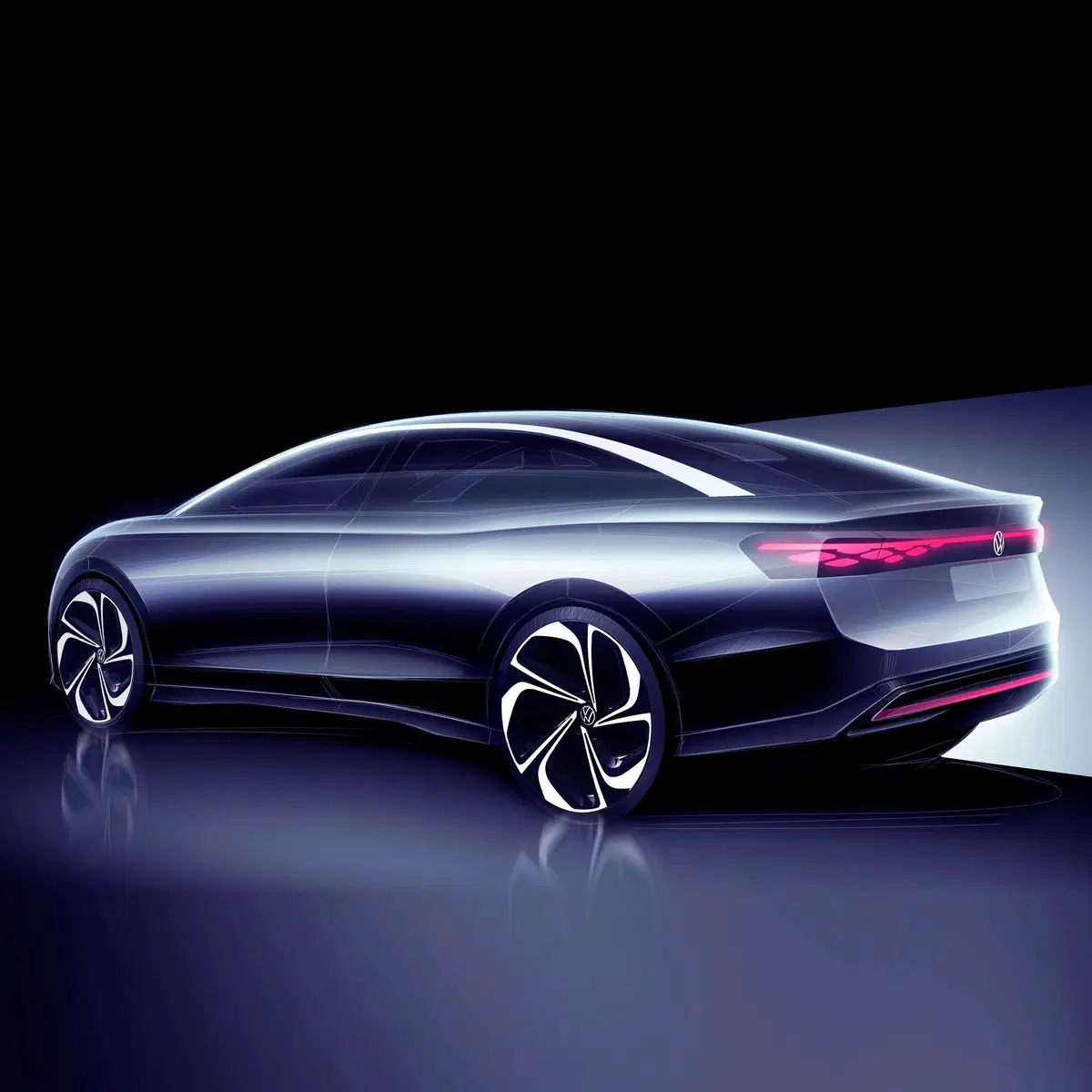 Volkswagen ID. Aero: svelata la prima berlina elettrica (9)
