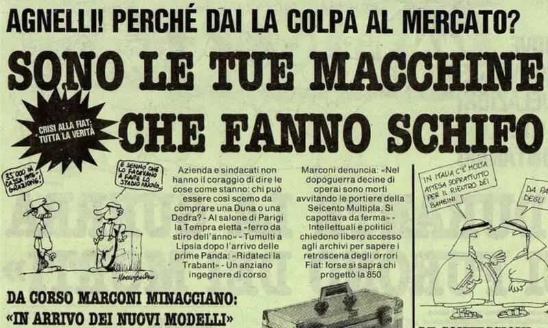 La rivista satirica "Cuore" del 1989