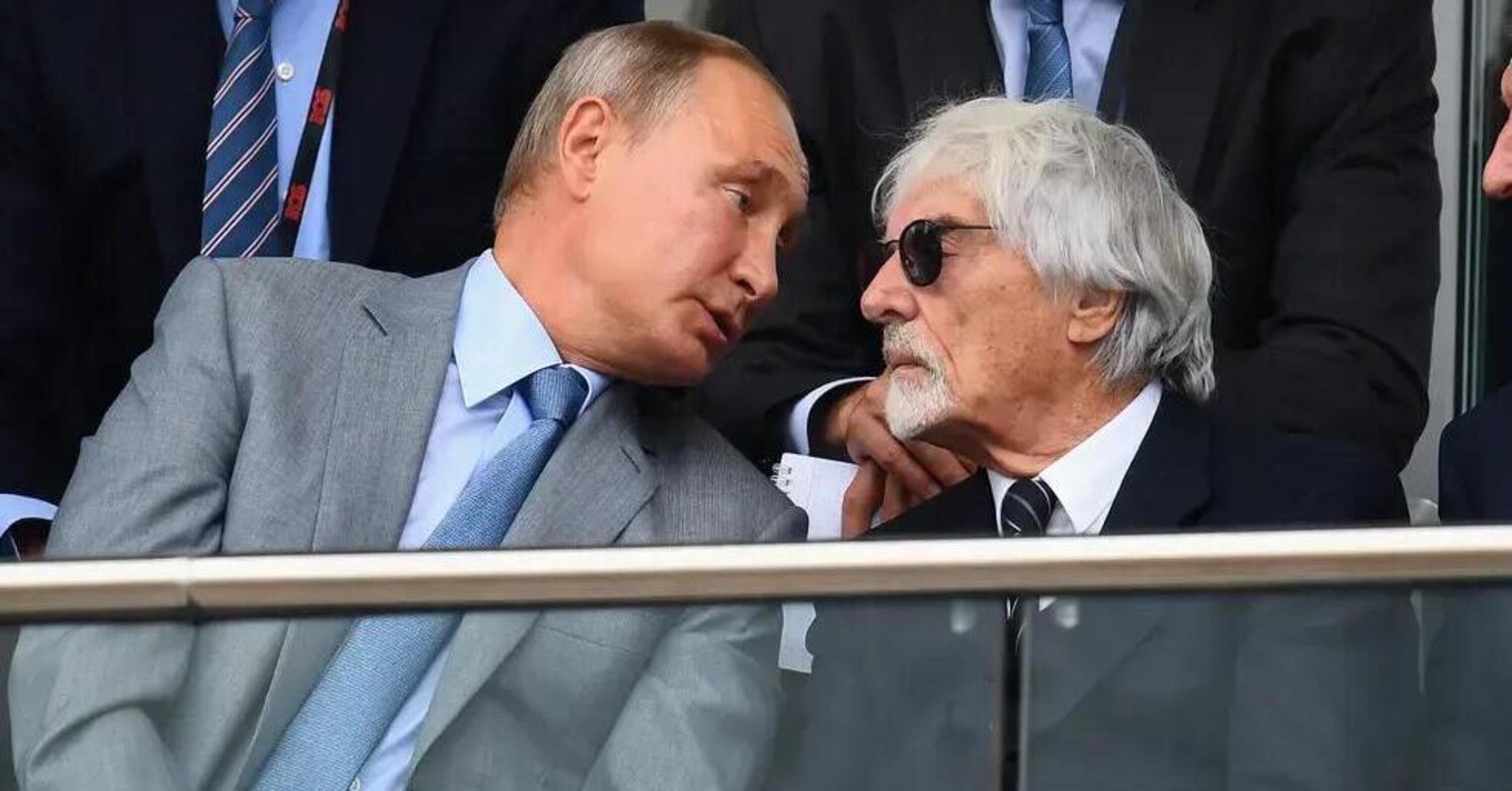 F1: Bernie Ecclestone si prenderebbe una pallottola per Putin. E non &egrave; la prima volta che lo dice