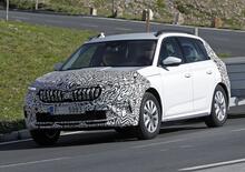 Skoda Kamiq restyling, le foto spia 