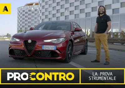 Alfa Romeo Giulia Quadrifoglio, PRO e CONTRO | La pagella e i numeri della prova strumentale [Video]