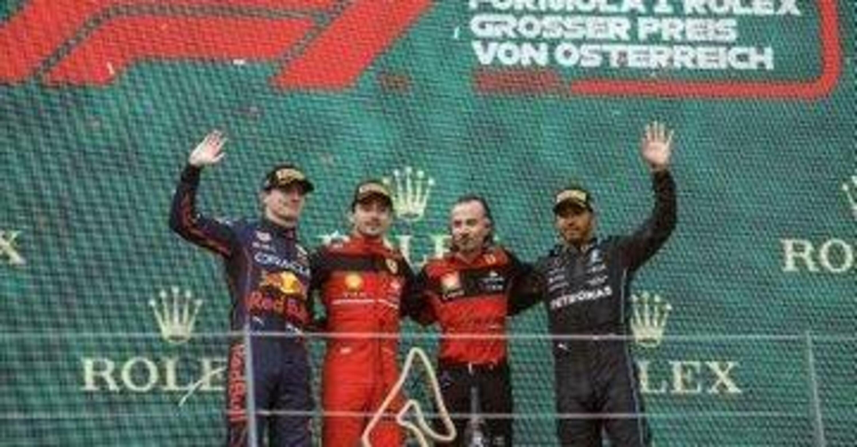 F1, GP Austria 2022: Leclerc, Verstappen e Hamilton multati di 10.000 Euro