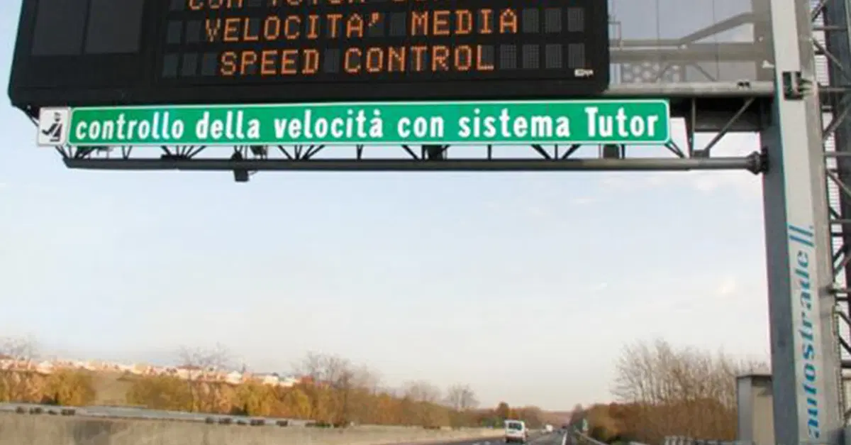 Autostrade ti "aiuta" a non prendere multe con il Tutor