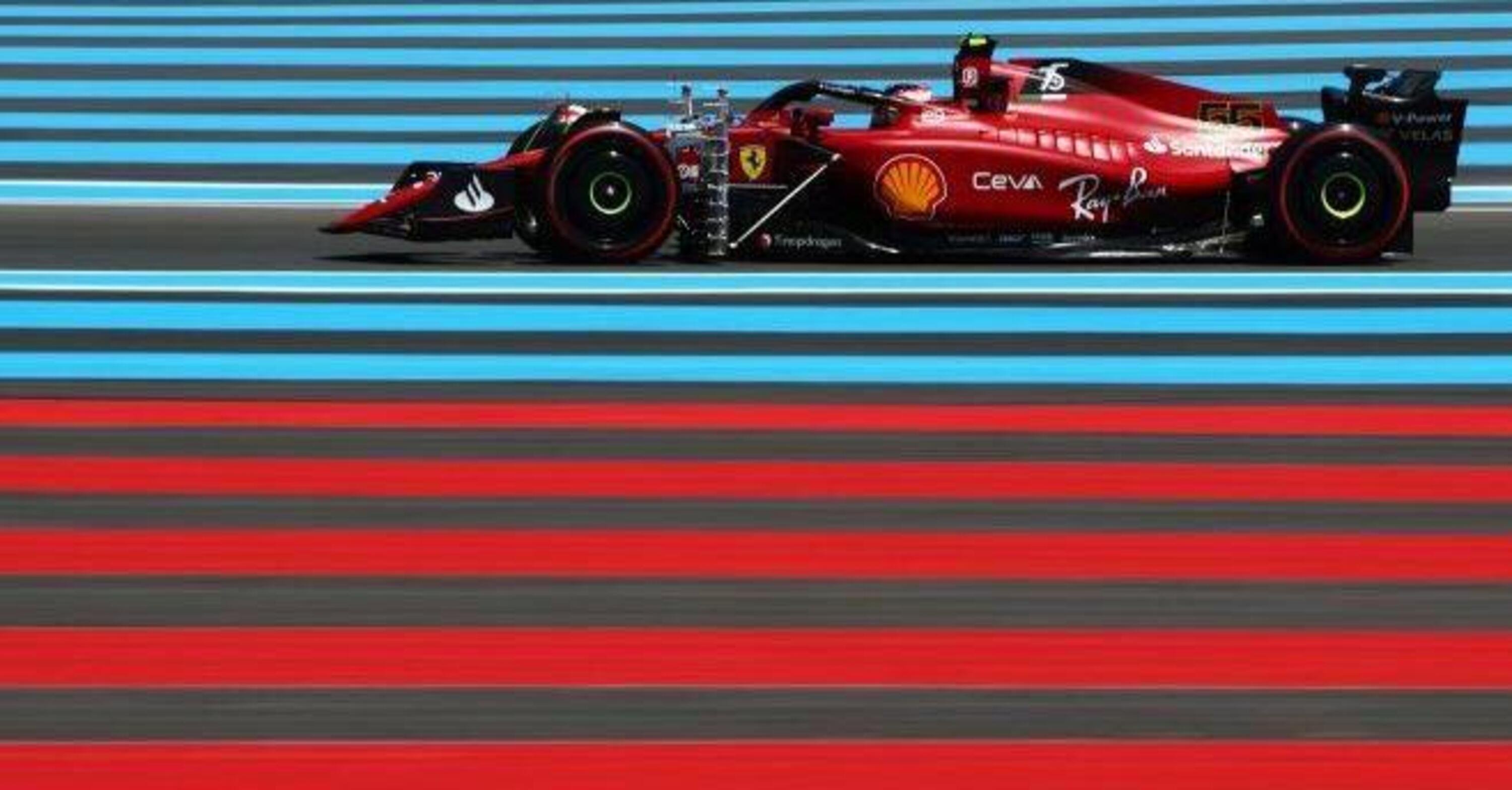 F1, GP Francia 2022: Ferrari cambia la centralina a Sainz