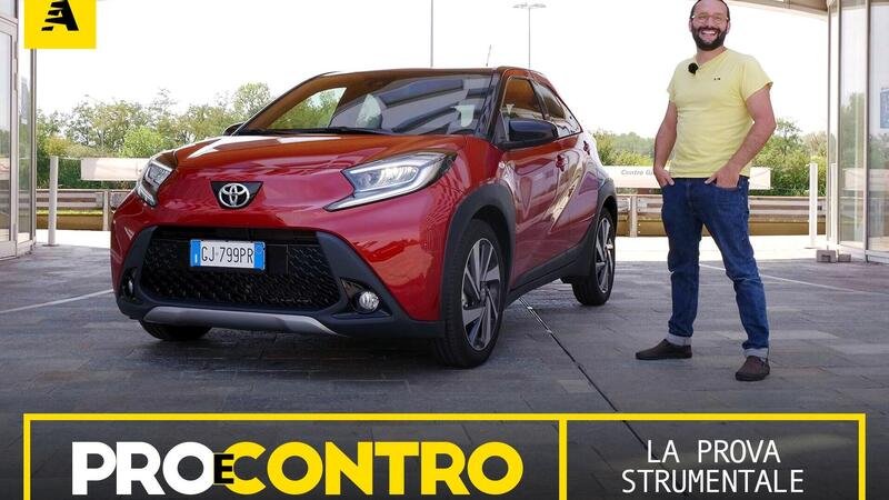 Toyota Aygo X, PRO e CONTRO | La pagella e i numeri della prova strumentale [Video]
