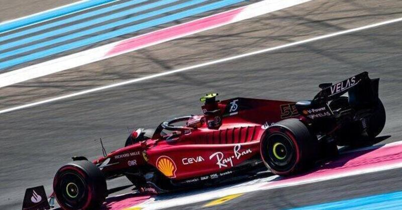 F1, GP Francia, FP2: Uno-due Ferrari. Sainz al top, Leclerc secondo