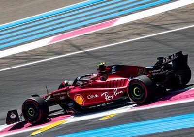 F1, GP Francia, FP2: Uno-due Ferrari. Sainz al top, Leclerc secondo