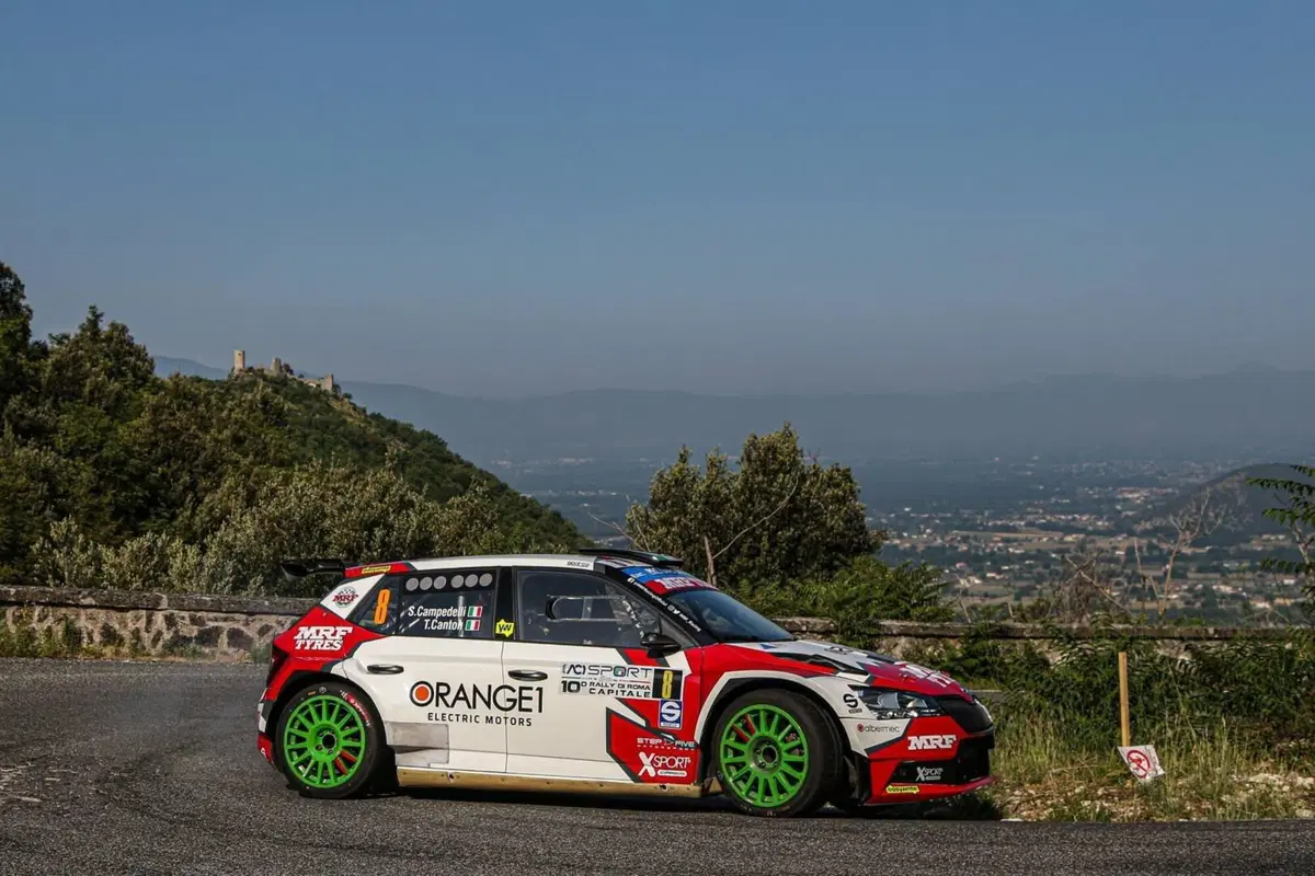 Rally di Roma Capitale. È De Tommaso-Ascalone, Skoda (7)