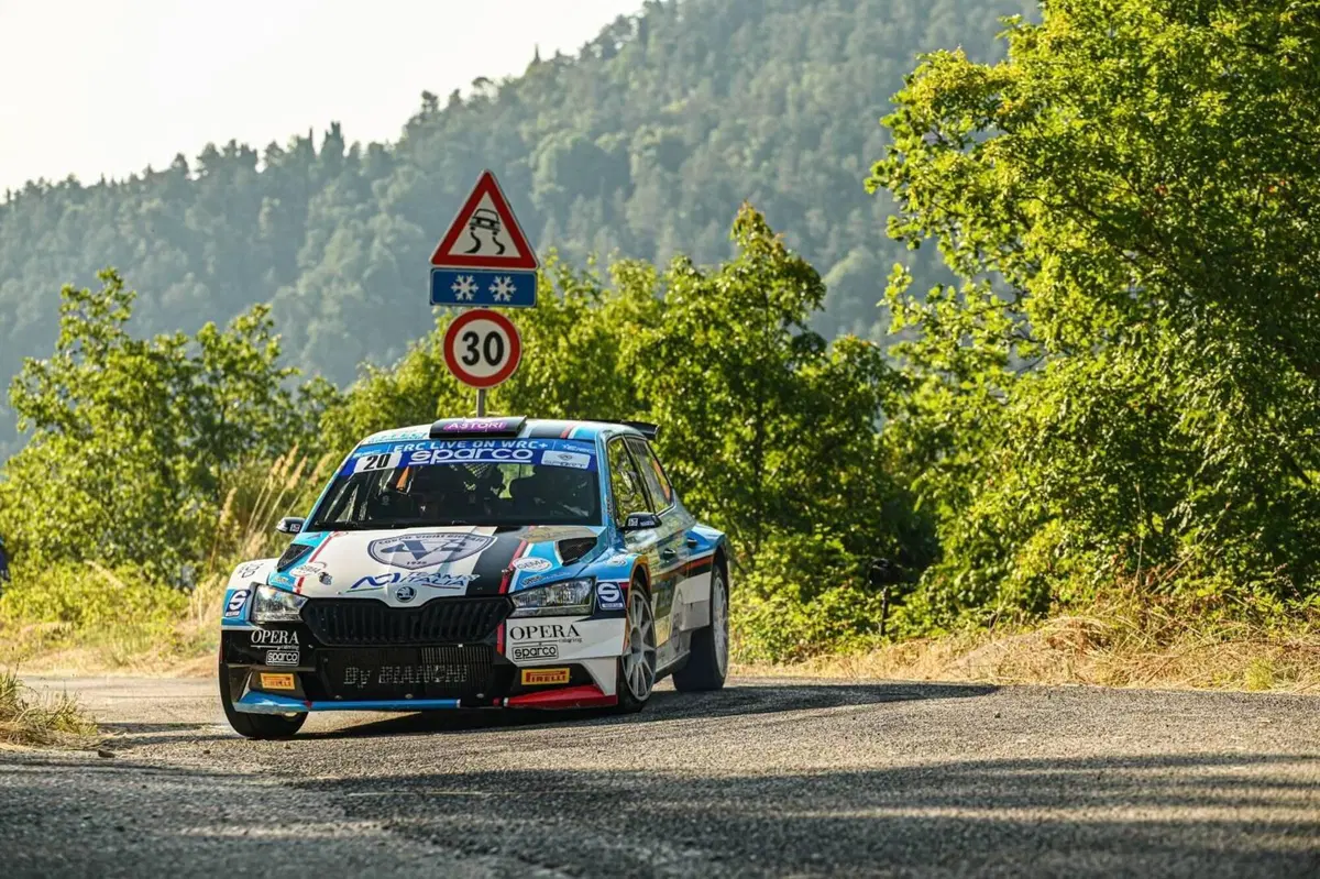 Rally di Roma Capitale. È De Tommaso-Ascalone, Skoda (13)