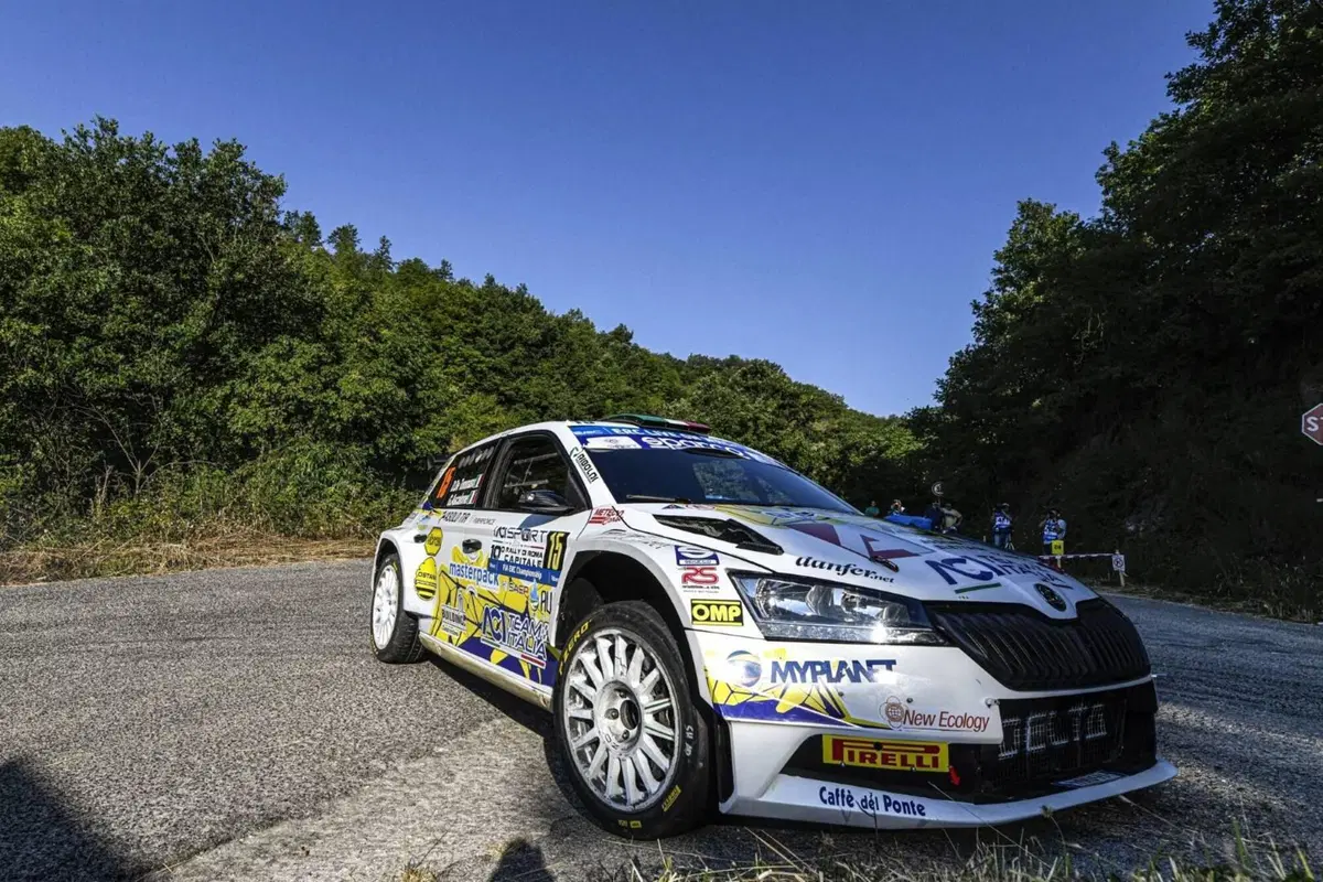 Rally di Roma Capitale. È De Tommaso-Ascalone, Skoda (14)
