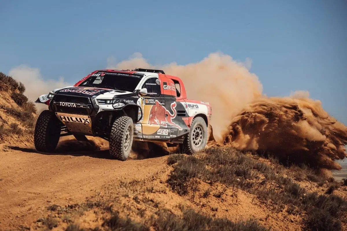 Baja Aragon. Al Attiyah, Toyota, e Shareina, KTM, Re di Aragon (4)