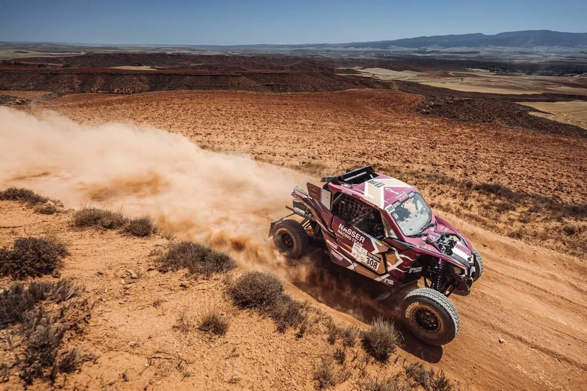 Baja Aragon. Al Attiyah, Toyota, e Shareina, KTM, Re di Aragon (9)