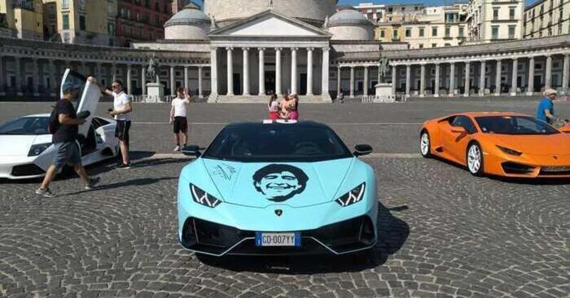 &quot;&Agrave; Lambo &lsquo;e Maradona&quot; al Bull Days Vesuvio