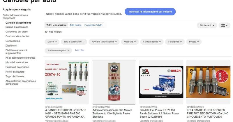 Guida all&rsquo;acquisto, tagliando e controlli estivi all&#039;auto: comprare le candele giuste grazie a eBay