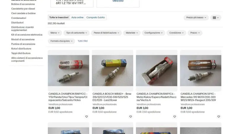 Guida all&rsquo;acquisto, tagliando e controlli estivi all'auto: comprare le candele giuste grazie a eBay