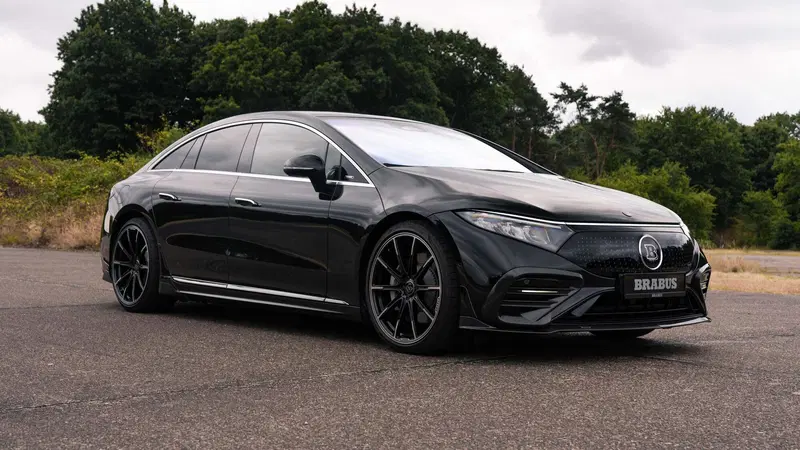 Mercedes EQS 450 by Brabus: migliorata l'aerodinamica, che era gi&agrave; ottima