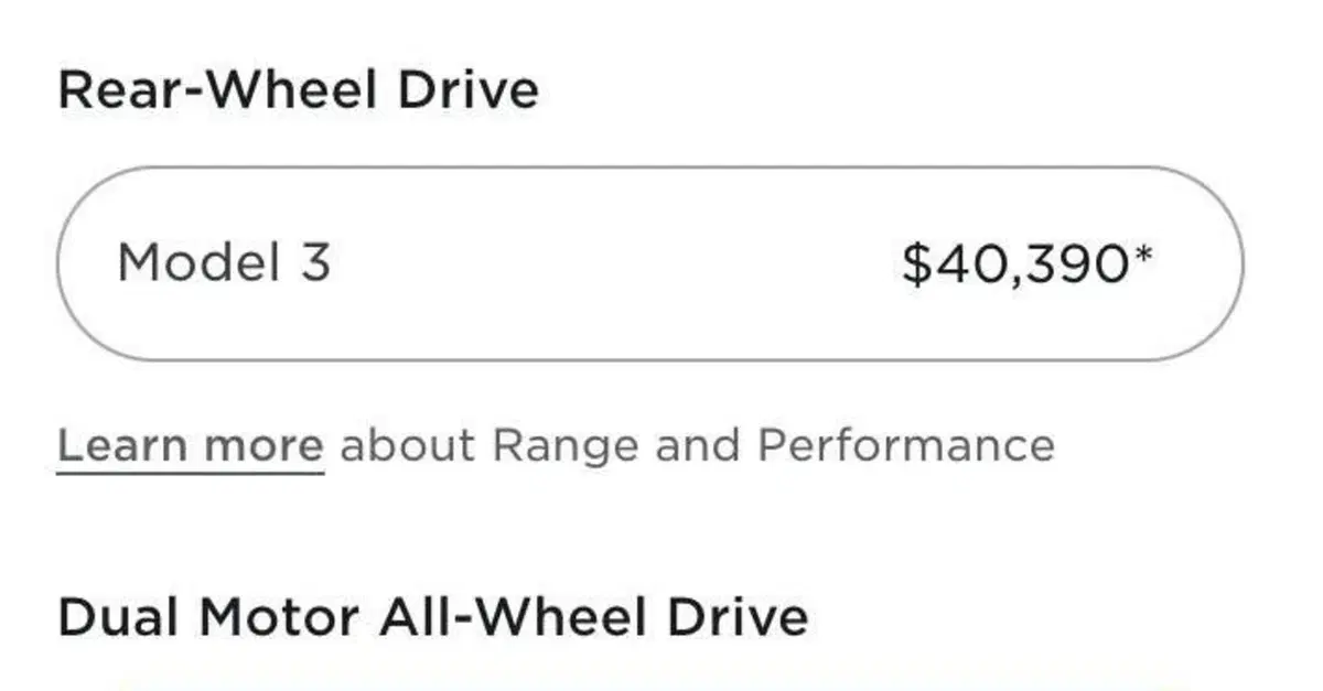 Tesla non consegna pi&ugrave; Model 3 Long Range per il 2022 