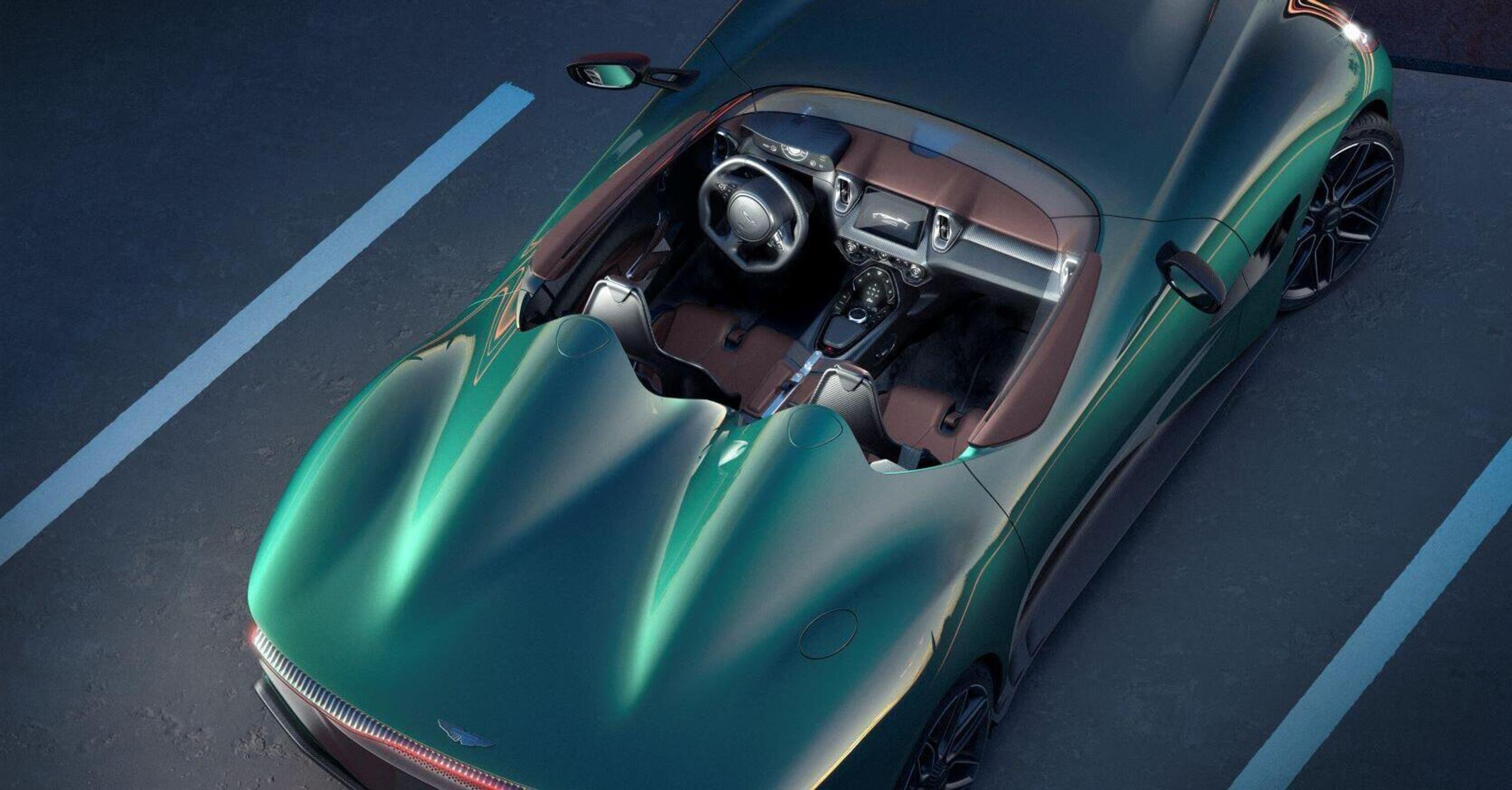 Aston Martin DBR22: niente tetto e parabrezza, e il telaio stampato in 3D