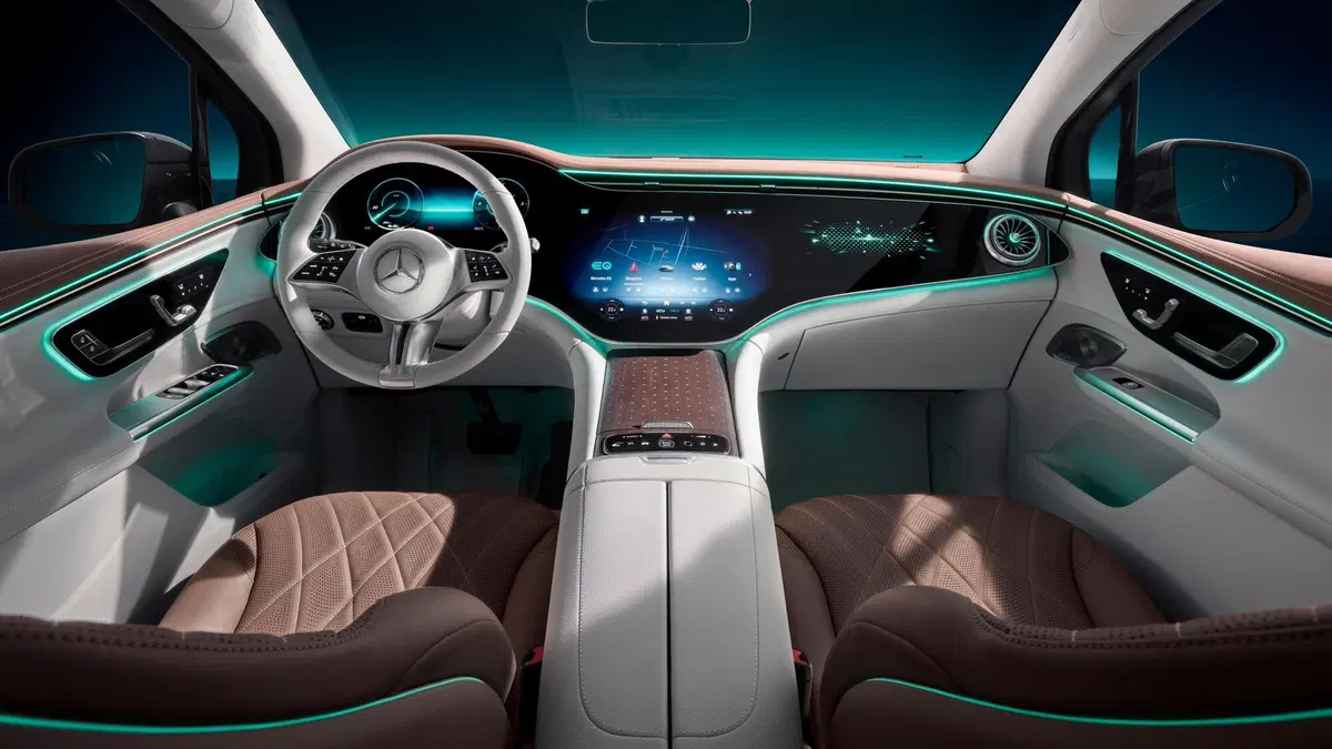 Svelati gli interni della nuova Mercedes EQE Suv: spettacolo digitale (3)