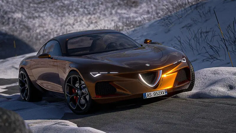 La nuova GT Alfa Romeo ispirata alla T33 Stradale: potrebbe mostrarsi nel 2023