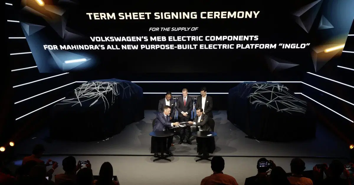 Volkswagen e Mahindra, insieme per l'elettrico
