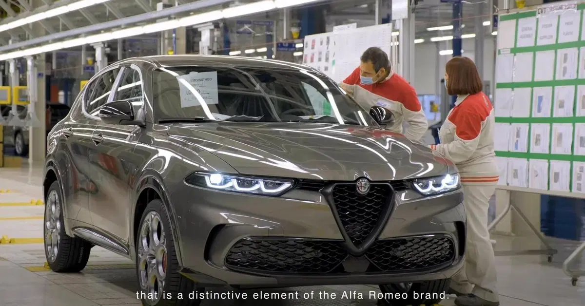 Alfa Romeo Tonale: a Pomigliano d'Arco viene "plasmata" con l'anidride carbonica