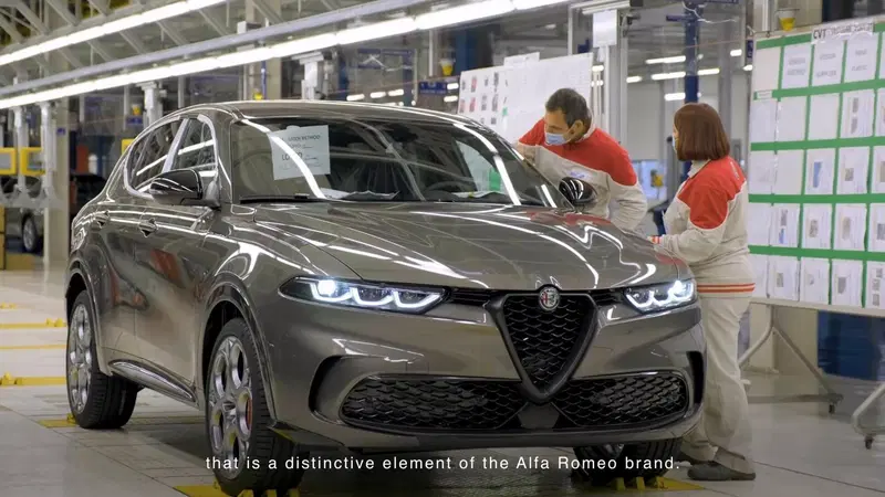 Alfa Romeo Tonale: a Pomigliano d'Arco viene "plasmata" con l'anidride carbonica