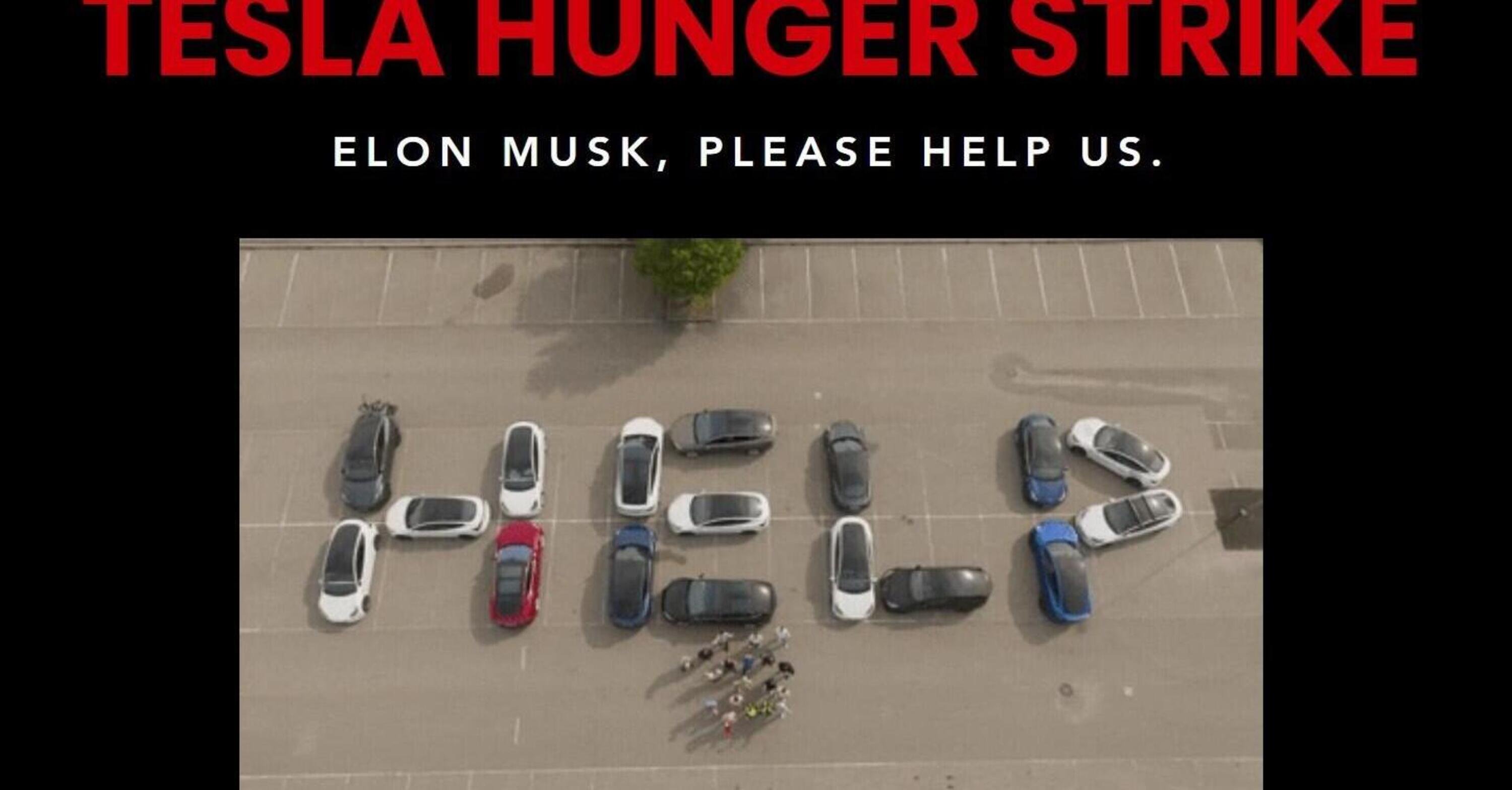 Tesla:scontenti dell&#039;assistenza, iniziano uno sciopero della fame