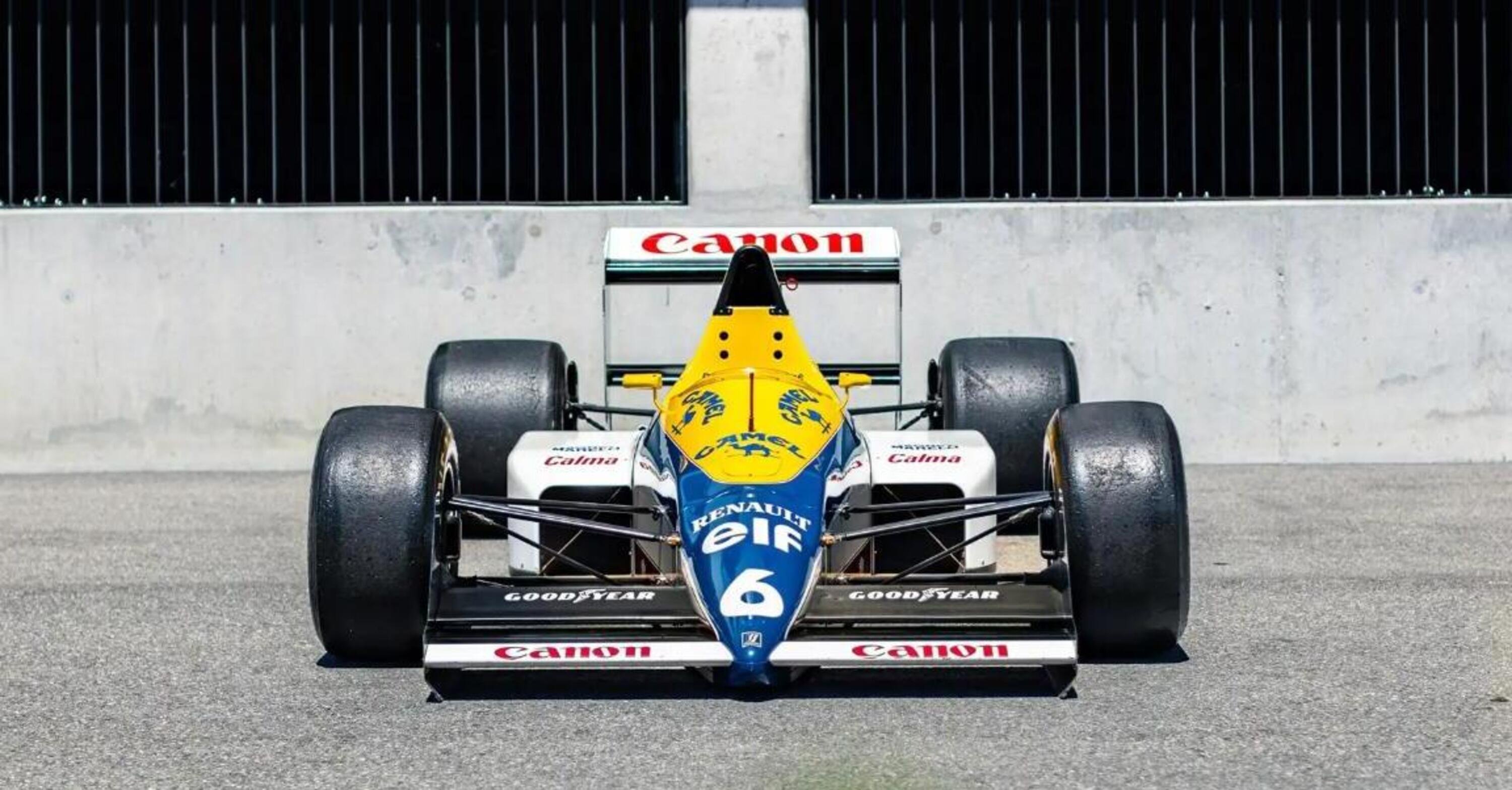 Williams FW12C: all&rsquo;asta la monoposto di Patrese, protagonista di podio e pole nel mondiale 1989
