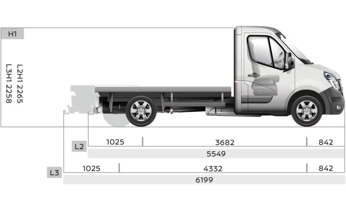 Nissan Interstar Telaio (2021-24) (6)