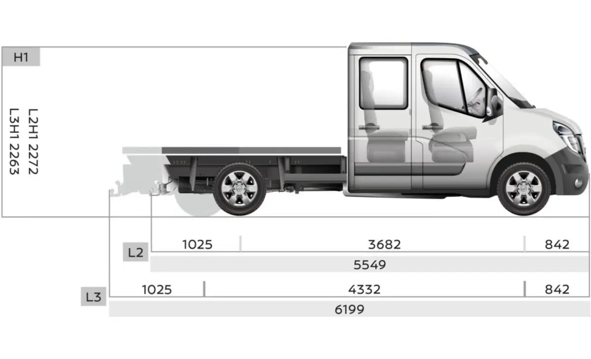 Nissan Interstar Telaio (2021-24) (7)