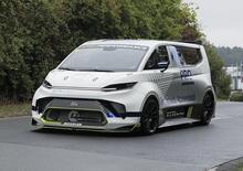 Ford Pro Electric Super Van, ecco le foto spia del Van sportivo