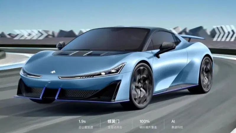 L'avversaria della Tesla Plaid &egrave; cinese e ha 1.225 CV: GAC Aion HyperSSR 