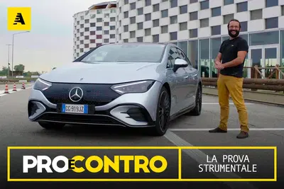 Mercedes EQE, PRO e CONTRO | La pagella e i numeri della prova strumentale [Video]