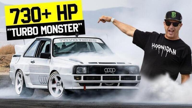 Ken Block strapazza Audi Sport quattro [VIDEO] 