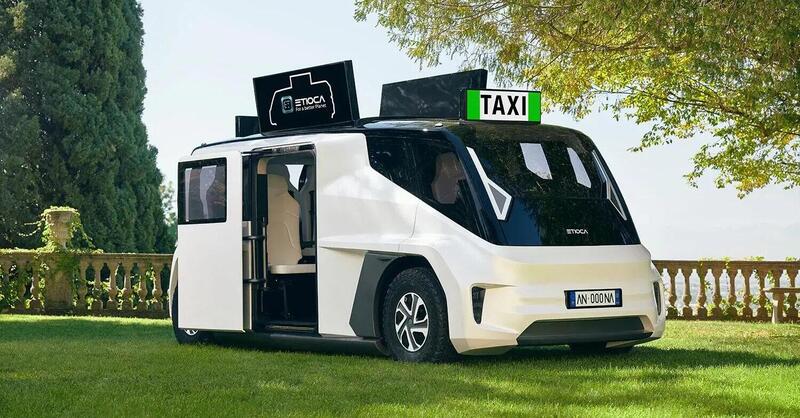 Il Taxi elettrico Etioca debutta a Milano: multiservizio e condivso