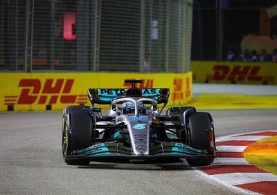 F1, GP Singapore 2022: cambio di motore Russell che parte dalla pit lane