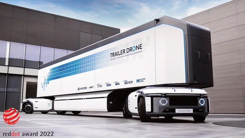 Progetti Hyundai premiati al Red Dot: container ad idrogeno e i carrelli "olonomici"