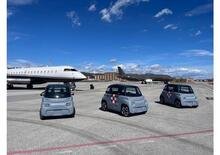 Le Citroen AMI scendono in pista a Genova. In aeroporto