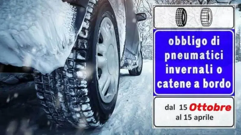 Attenzione a gomme da neve e catene: dal 15 ottobre c'&egrave; gi&agrave; l'obbligo