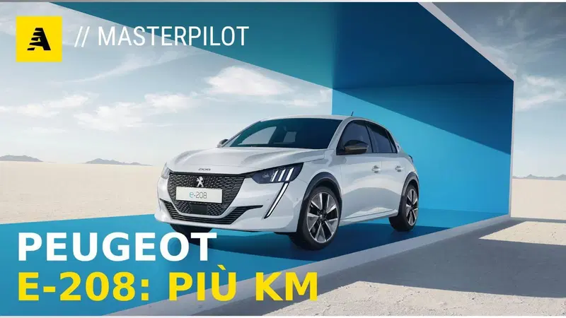 Peugeot e-208, a Parigi si aggiorna e allunga l'autonomia
