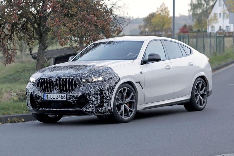 BMW X6 2023, ecco le foto spia del nuovo Facelift 