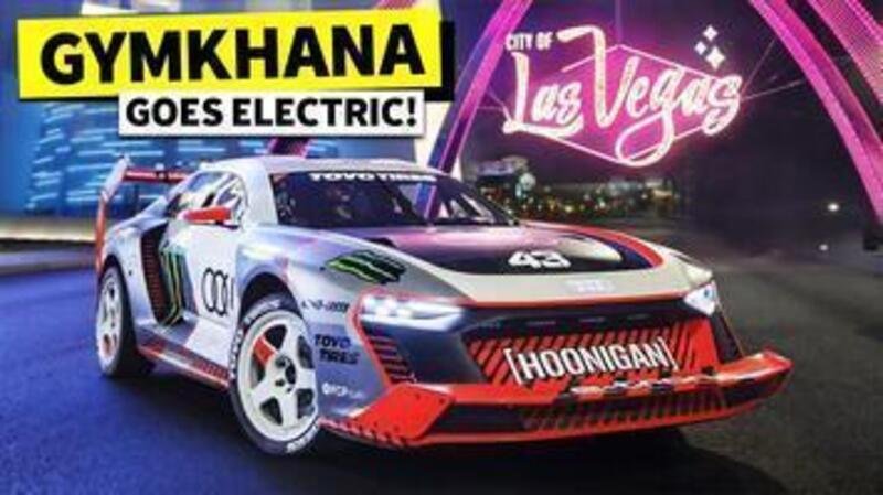 Ken Block con la Audi S1 in Electrikhana a Las Vegas [VIDEO]