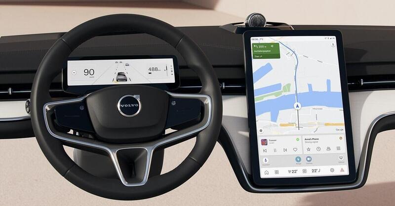 Volvo EX90, i dettagli dell&#039;infotainment